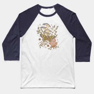 Whimsical Curiosities - Olive Baseball T-Shirt